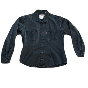 Levi's Black Button Down Shirt for Women